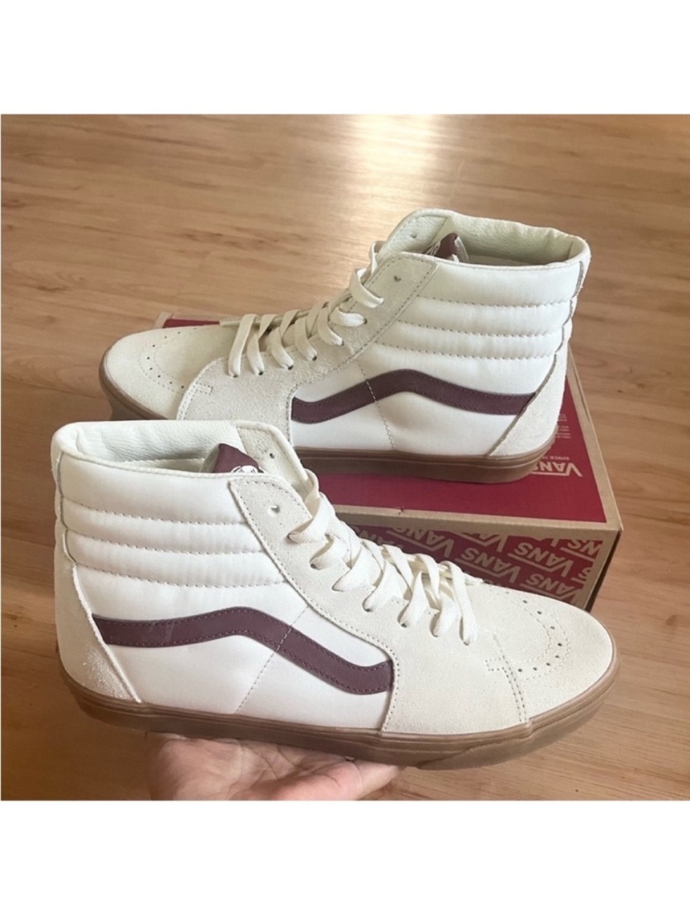 Vans SK8 - Hi Sporty Brown/ Gum Mens 13.0 US